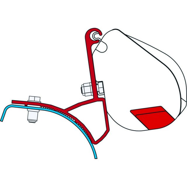 Fiamma Fiamma Adapter Bracket Kit for Renault Trafic Opel Vivaro (98655-893)