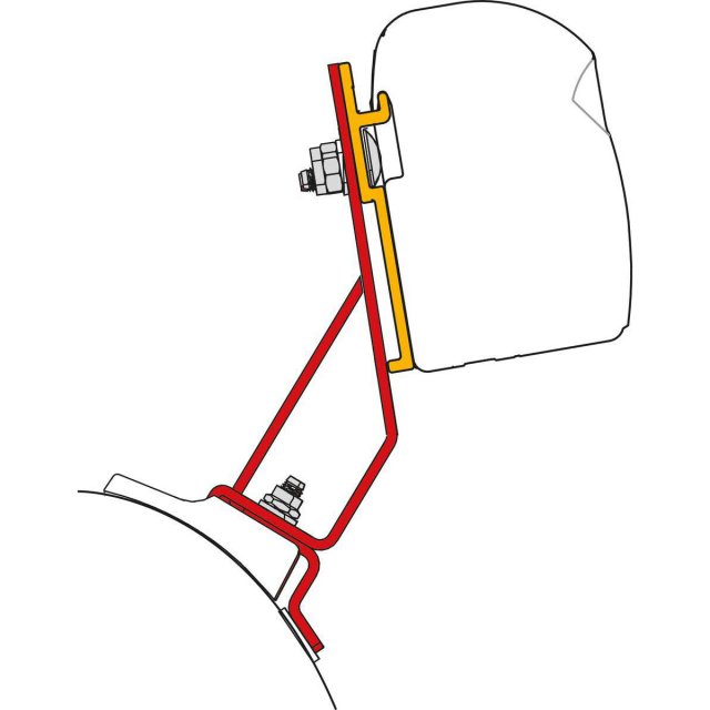 Fiamma Fiamma F43 Bracket Kit for PSA Vehicles (98655A090)
