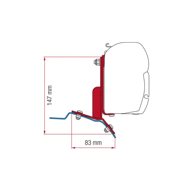 Fiamma Fiamma Adapter Kit Ford Custom (98655Z112)
