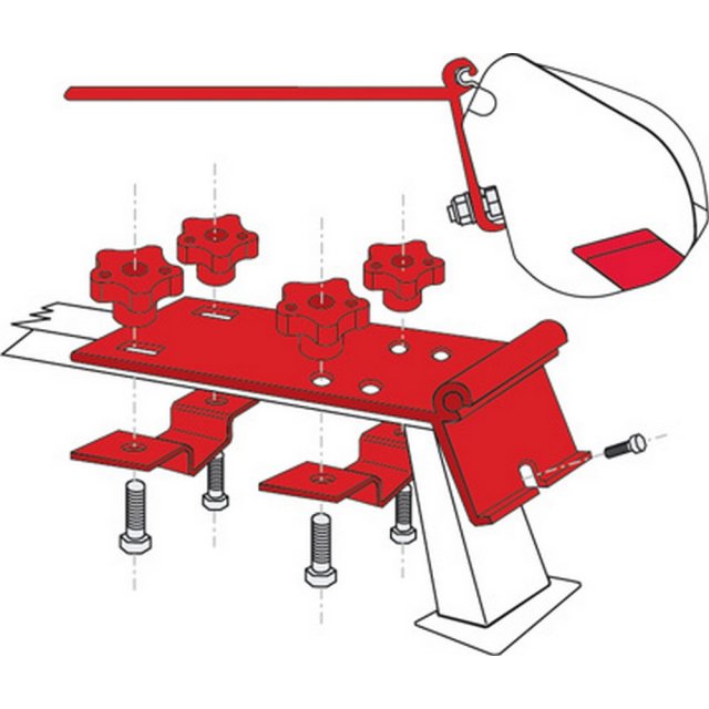 Fiamma Fiamma Adapter Bracket Kit for Standard (2x 8cm Brackets)
