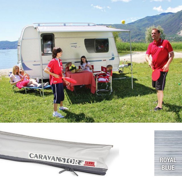Fiamma Fiamma Grey Caravanstore 360 XL Royal Blue Fabric (07740E01Q)