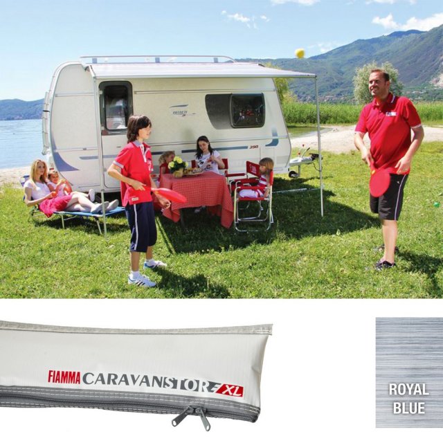 Fiamma Fiamma Grey Caravanstore 500 XL Royal Blue Fabric (07740H01Q)