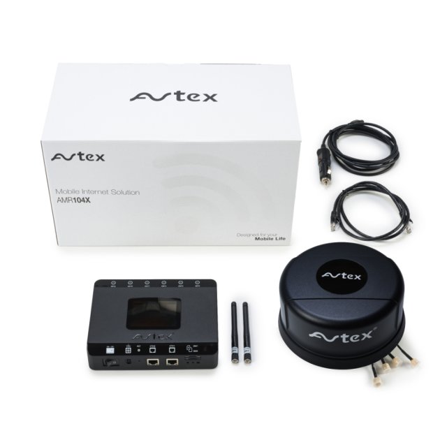 Avtex Avtex AMR104x 4G Dual Sim & Wi-Fi Mobile Internet Solution - Black