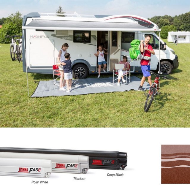 Fiamma Fiamma Polar White F45S 450 Awning Sahara Fabric (06280G01S)