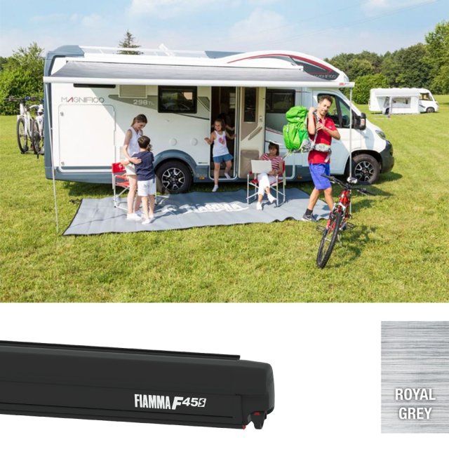 Fiamma Fiamma F45s 325 Awning Deep Black - Royal Grey (06759U01R)