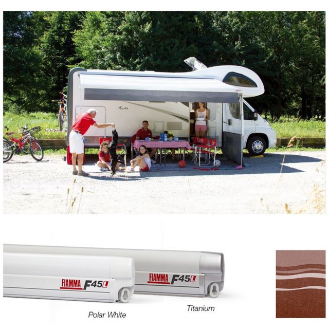 Fiamma Fiamma Polar White F45L 550 Awning Sahara Fabric (06530B01S)