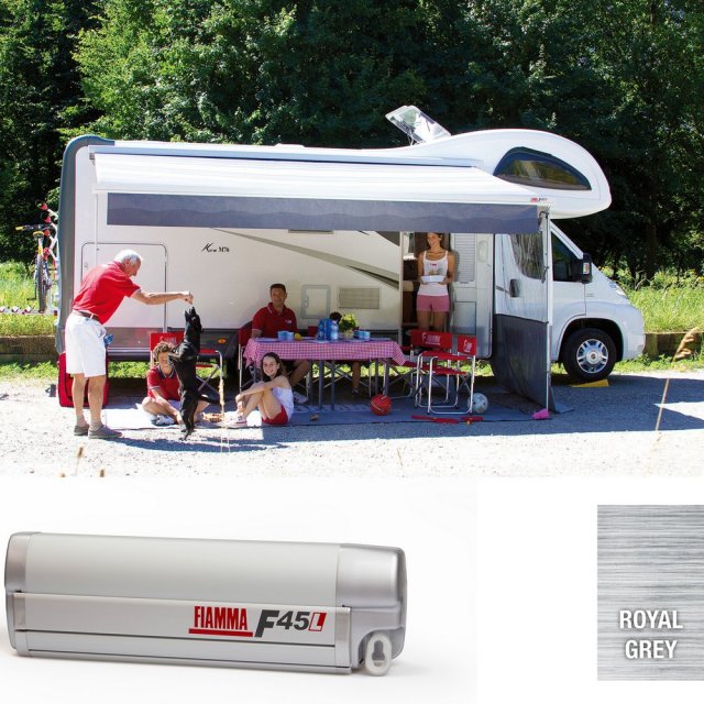 Fiamma Fiamma Titanium F45L 550 Awning Royal Grey Fabric (06532B01R)