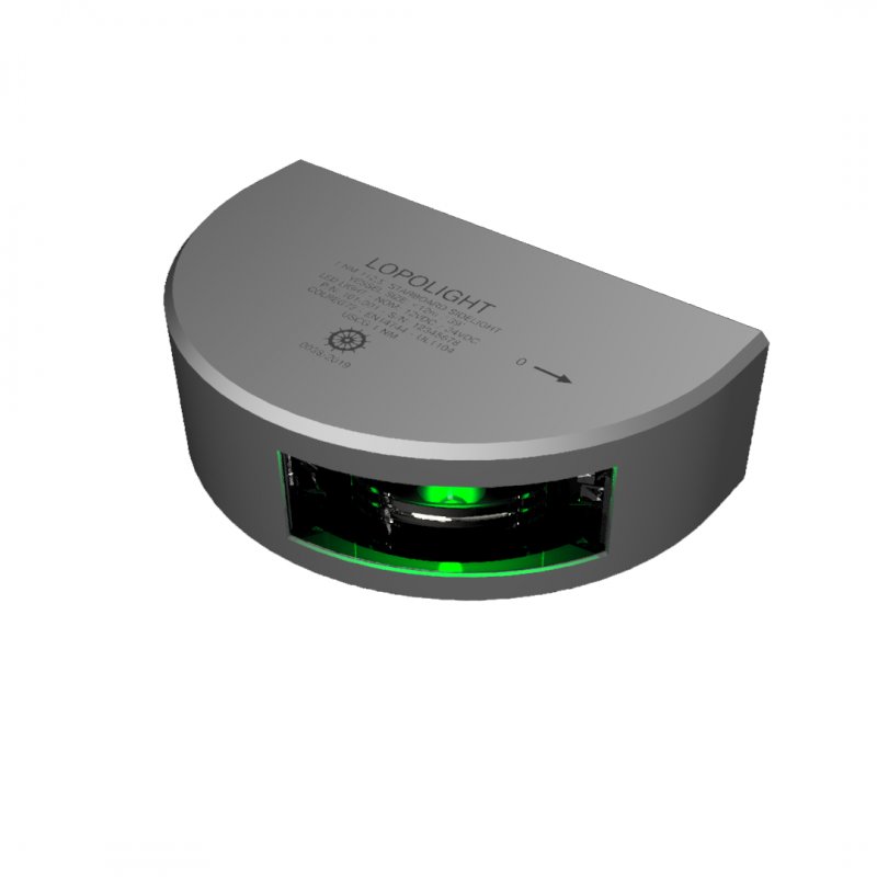 Lopolight Lopolight 1nm 112,5° Green, starboard