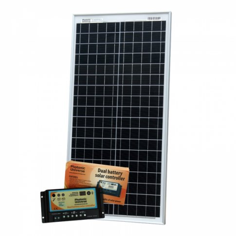 Photonic Universe Photonic Universe 40W 12V dual battery solar kit for camper / boat with controller and cable