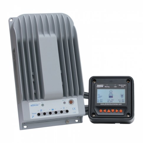 Photonic Universe Photonic Universe High efficiency 30A MPPT solar charge controller with LCD display and 5m cable for
