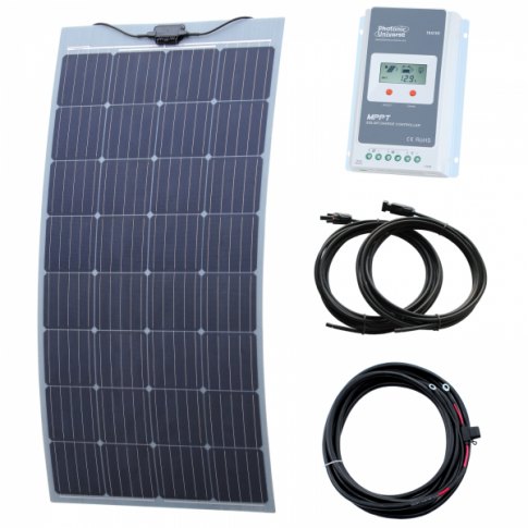 Photonic Universe Photonic Universe 160W semi-flexible solar charging kit with Austrian textured fibreglass solar pane