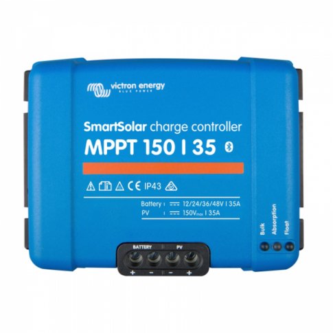 Victron Victron Victron SmartSolar MPPT 150/35 35A solar charge controller for solar panels up to 500W (12V)