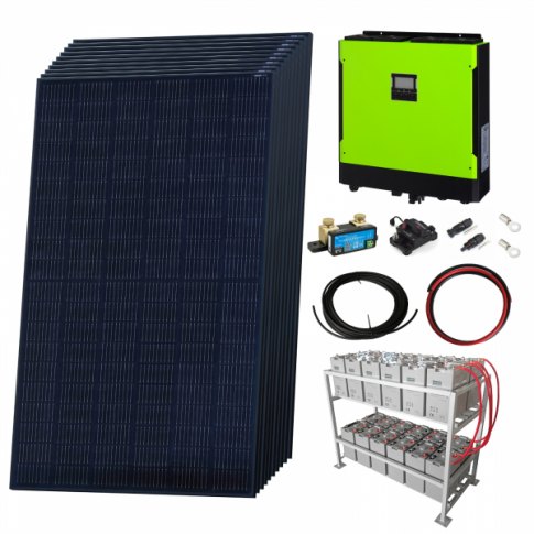 Photonic Universe Photonic Universe Premium 3.8kW grid-tie solar power kit with LG solar panels, 5.5kW hybrid inverter