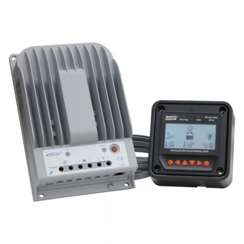 Photonic Universe Photonic Universe High efficiency 20A MPPT solar charge controller with LCD display and 5m cable for