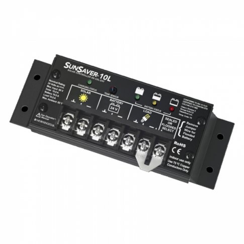 Morningstar Morningstar SunSaver 10A 24V solar charge controller for motorhomes, boats, marine, oil