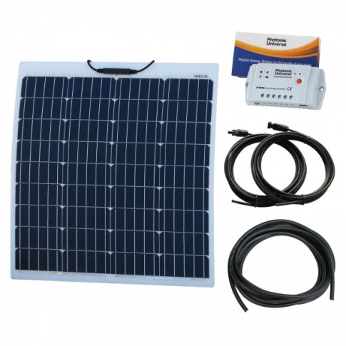 Photonic Universe Photonic Universe 80W 12V Reinforced Semi-flexible solar charging kit
