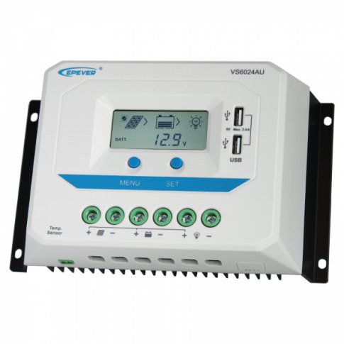 Photonic Universe Photonic Universe 60A 12/24V solar charge controller / regulator with LCD display and powerful dual