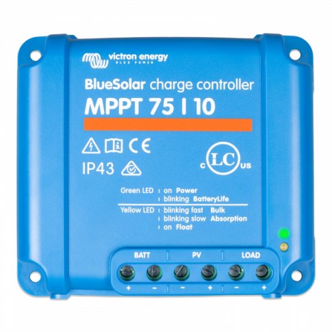 Victron Victron Victron BlueSolar MPPT 75/10 10A solar charge controller for solar panels up to 145W (12V) /