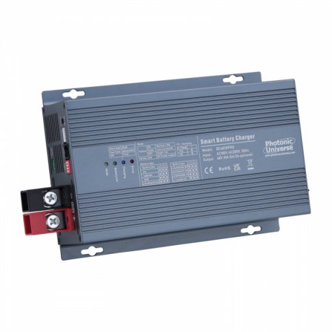 Photonic Universe Photonic Universe 10A 48V Smart automatic multi-stage mains battery charger for Lead Acid and Lithiu