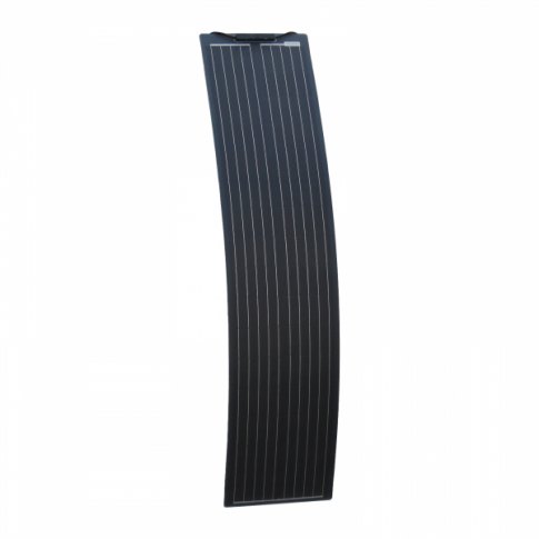 Photonic Universe Photonic Universe 100W black ultra-narrow semi-flexible fibreglass solar panel with durable ETFE coa