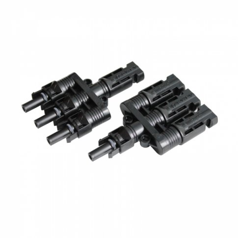 Photonic Universe Photonic Universe Pair of 3-to-1 T-MC4 cable adapters for solar panels and photovoltaic systems
