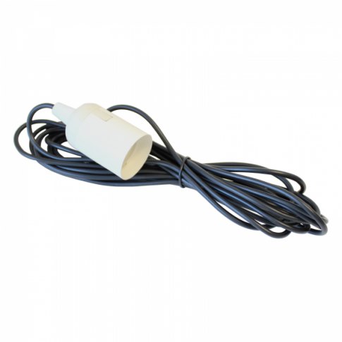 Photonic Universe Photonic Universe E27 12V Light bulb holder with a 5m 0.5mm cable with a bare end