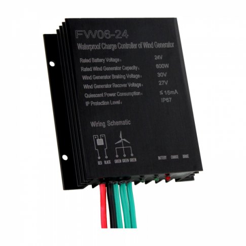 Photonic Universe Photonic Universe 600W 24V Waterproof wind charge controller / regulator for 24V wind turbines up to