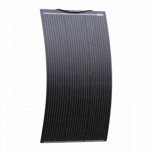 Photonic Universe Photonic Universe 100W black semi-flexible fibreglass solar panel with durable ETFE coating