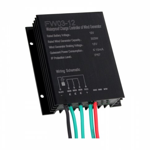 Photonic Universe Photonic Universe 300W 12V Waterproof wind charge controller / regulator for 12V wind turbines up to