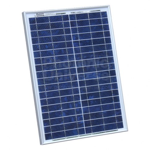 Photonic Universe Photonic Universe 20W 12V polycrystalline solar panel with 2m cable