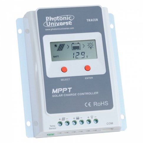 Photonic Universe Photonic Universe High efficiency 10A MPPT solar charge controller for solar panels up to 130W (12V)
