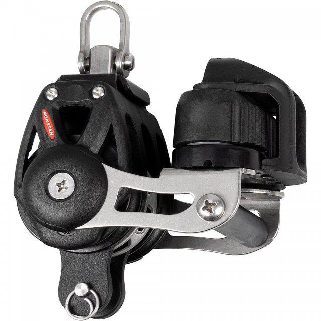 Ronstan Ronstan Series 40 Ball Bearing Orbit Block, Triple Ratchet with Adjustable Cleat