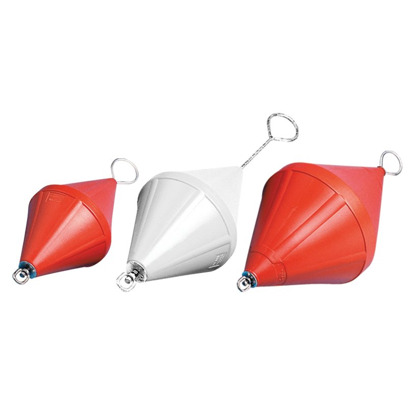 Nuova Rade Mooring Buoys Bi-Conical with Foam & Galvanised Steel Rod