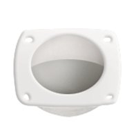 Nuova Rade Finger Flush Pull, Ø44mm, 57x57mm, Plastic,