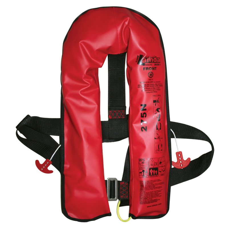 Lalizas LALIZAS Infl.Lifejacket Adv.Lamda, Auto, 330N, w/Sprayhood, Crotch Strap, SOLAS/MED