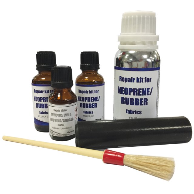 Lalizas Repair kit for Neoprene Rubber Wetsuit fabrics