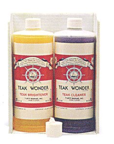 Lalizas TEAK WONDER Combo Pack Teak Cleaner & Brightener, 2 pcs x 1L