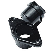 Nuova Rade Buoyancy Tank Drain Socket w/Plug, Int. Ø18mm, Black