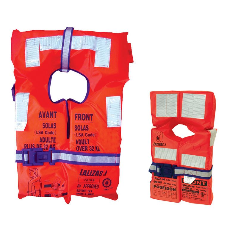 Lalizas LALIZAS Lifejacket, SOLAS, Adult, w/o Light