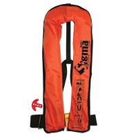 Lalizas Sigma Work Vest Lifejacket Auto 170N ISO Adult Orange Durable PVC Fabric Cover