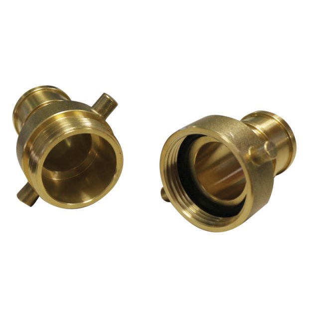 Lalizas LALIZAS Fire Hose Coupling, NST Pin Lug Brass (Set)