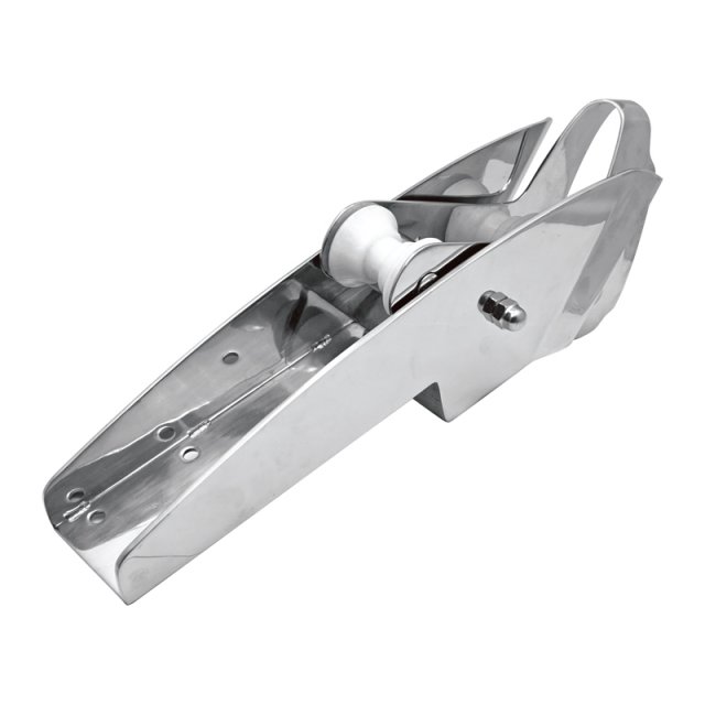 Lalizas Stainless Steel Bow Roller, Self Launching with Gimballing end