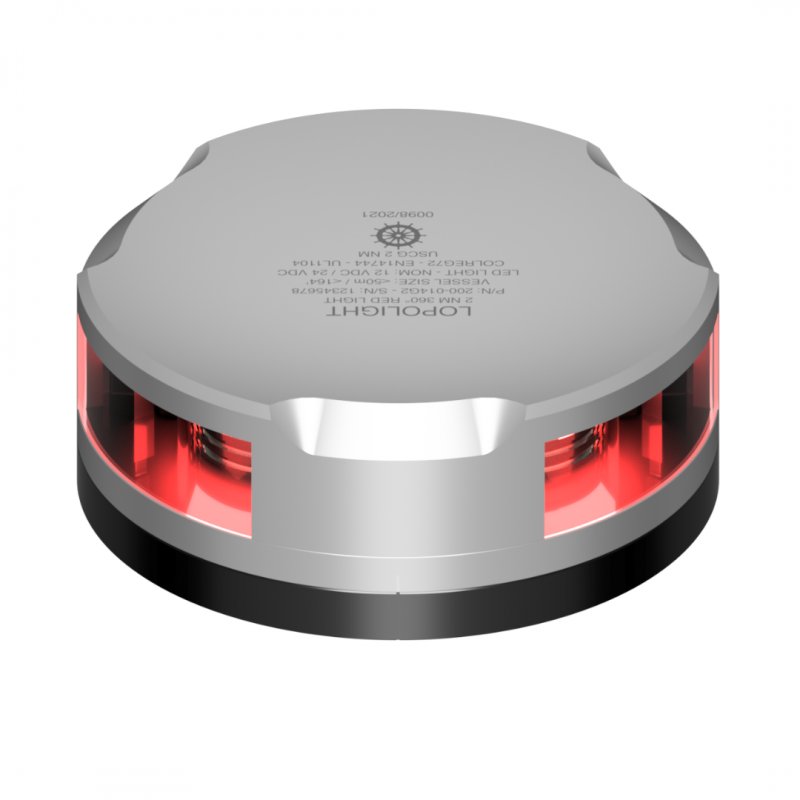 Lopolight Lopolight  2nm 360° Red, silver w/FB base