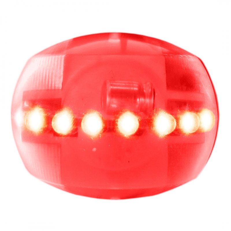 Mantagua Navigation Sidelight - <20m boat - Port Red 112.5° without black cover cap