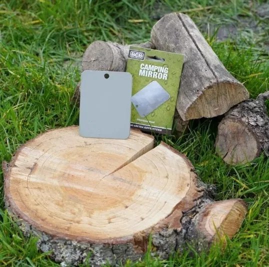 BCB Camping Mirror (stainless steel)