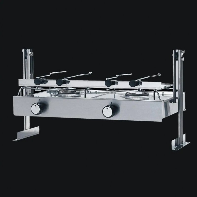 Techimpex Techimpex RACER Double burner cooker with stainless  steel burners.
