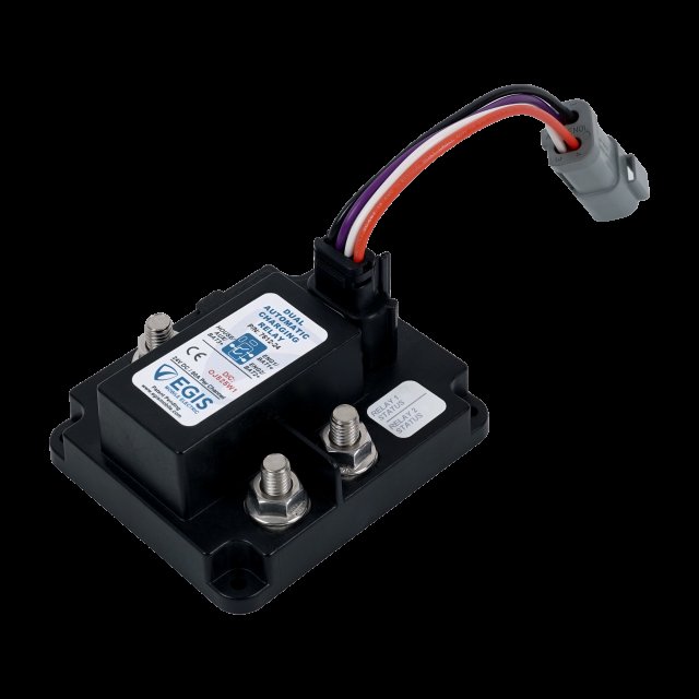 EGIS Mobile Electric Automatic Charging Relay Plus - Triple Battery - 2x80Amp, 24V