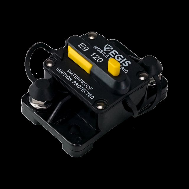 EGIS Mobile Electric Thermal Circuit Breaker 120 A, Surface Mount