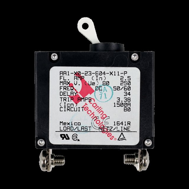 Blue Sea Systems Circuit Breaker AA1Toggle 2.5A Wht
