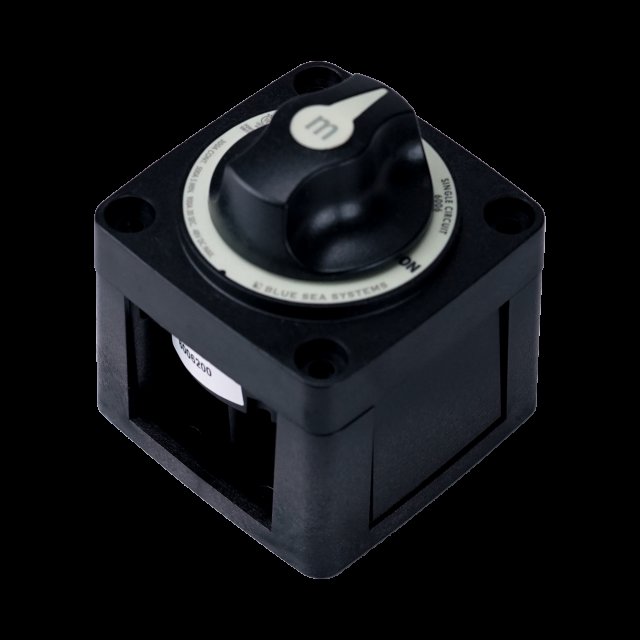Blue Sea Systems Switch Battery M ON/OFF w/Knob Black